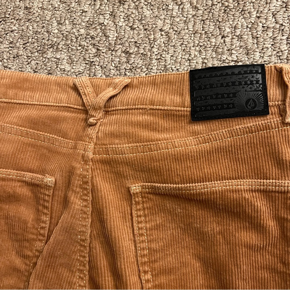 Volcom Stone women’s corduroy brown/orange/tan pants!